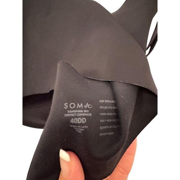 Soma cozy bra black size 40DD - Picture 3 of 3